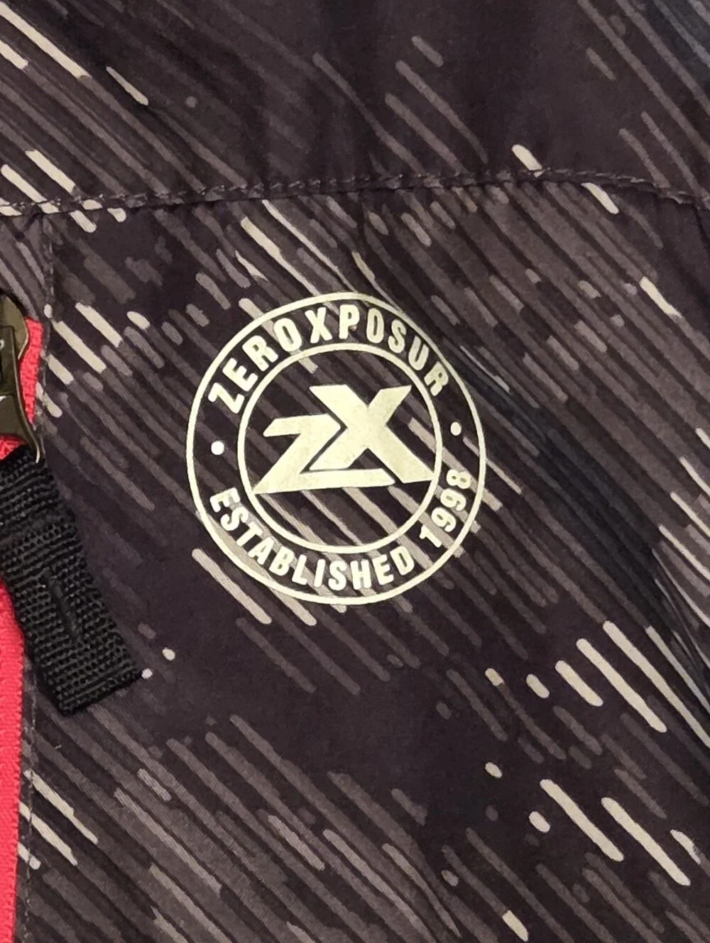 ZeroXposur Black Patterned Hooded Jacket